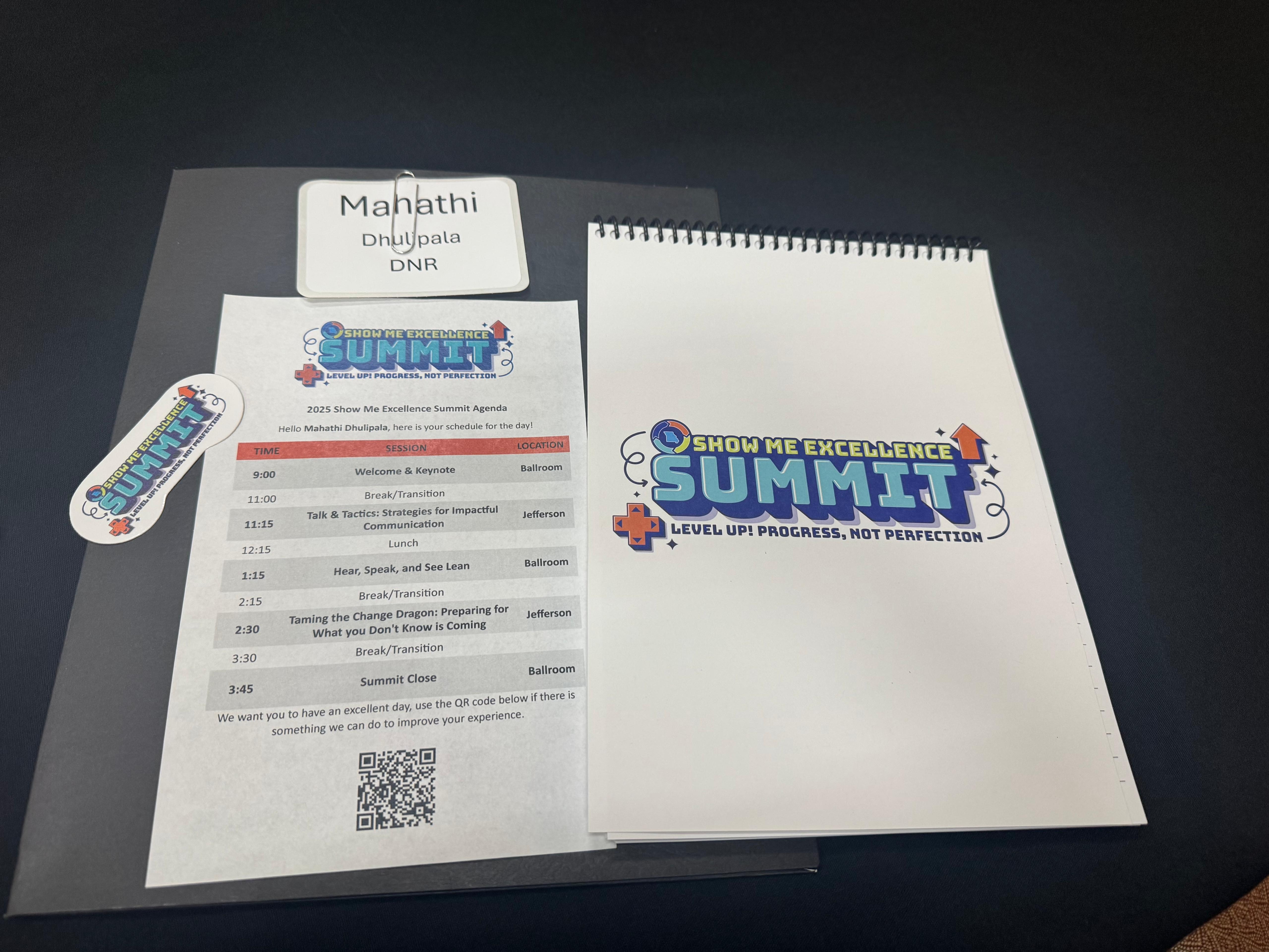 Show Me Excellence Summit Schedule